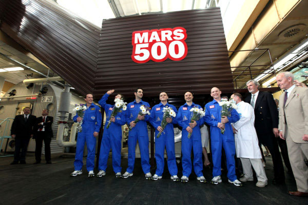 End of flight simulation 520 days to Mars