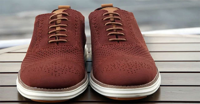 Engineer chemical treatment of coffee grounds as shoe material