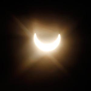 Enjoy the partial eclipse of the planet