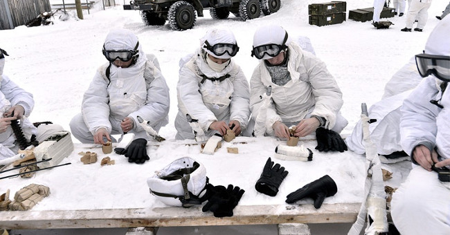 Equipment to help Russian soldiers fight Arctic colds