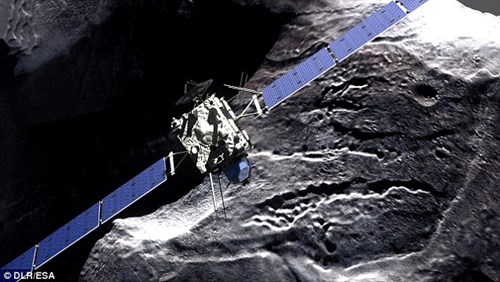 ESA intends for spacecraft to crash into comets?