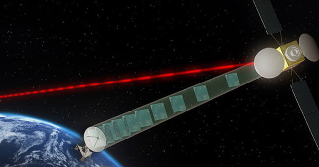 ESA launches the first laser to relay the laser data to orbit