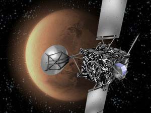 European probes speed up thanks to Mars
