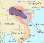 Evacuate people to avoid storm No. 6