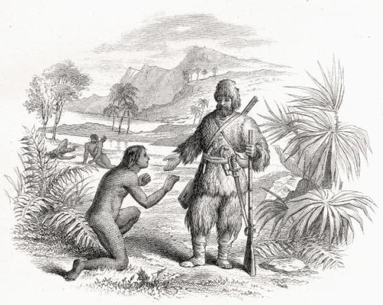 Evidence of the deserted island of Alexander Selkirk