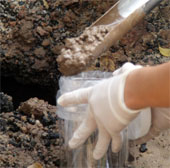 Examine fire pits in Saigon