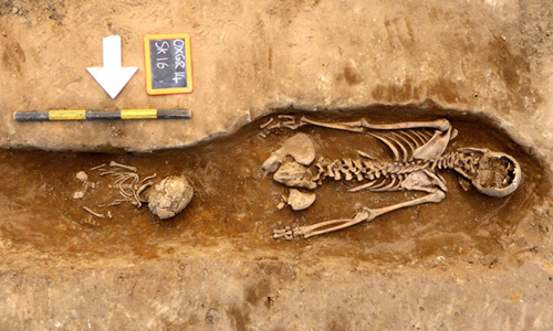 Excavating 92 medieval skeletons in the English church