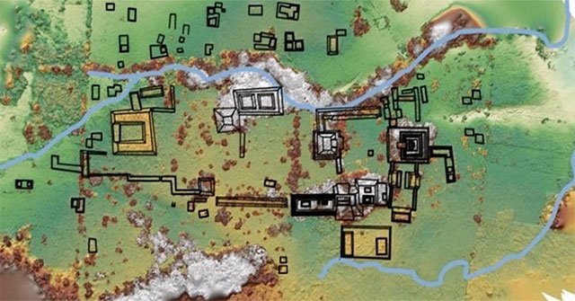Excavating ancient Maya city in farmyard yard
