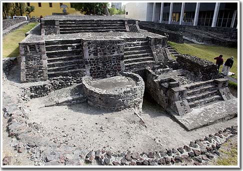 Excavation of ancient pyramids in Mexico