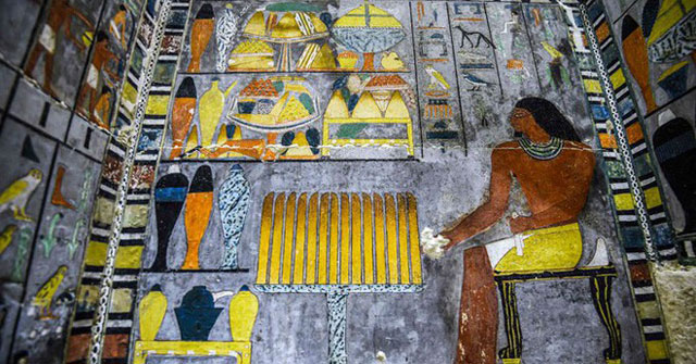 Excavation of the 2 most exotic Egyptian tombs in history: after 4000 years, the paint is still new