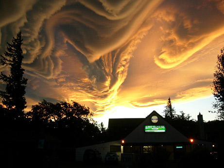 Exotic clouds in the sky