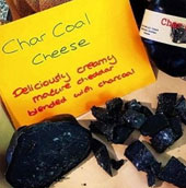 Exotic delicious cheese made from coal