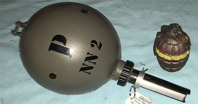 Exotic grenade like 'sticky glue' during World War II