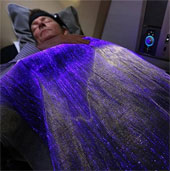 Experience super smart blanket on the plane