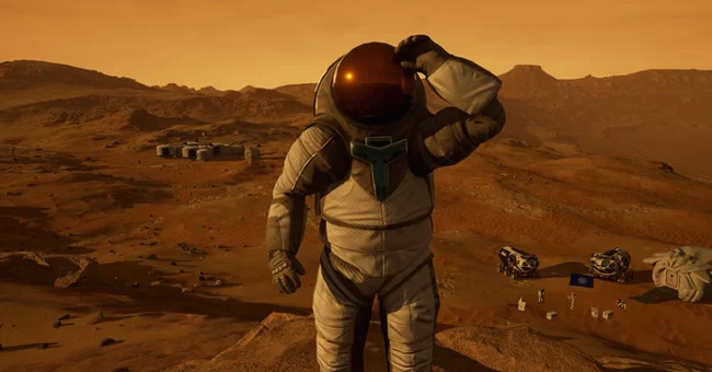 Experience vividly the Martian landings in 2030