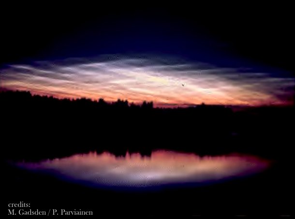Explain the amazing characteristics of luminous clouds