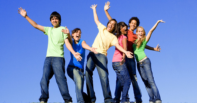 Explaining that teenagers always want to be the center of the universe