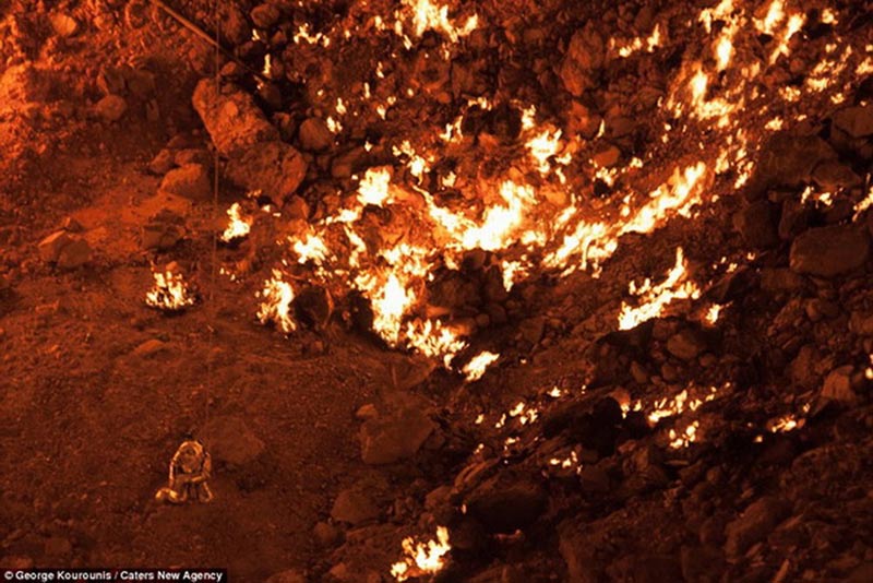 Exploration of the gate of hell The flaming wildfire in Turkmenistan