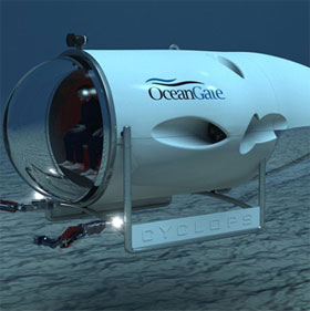 Explore the deep sea by Cyclops submersible