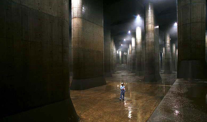 Explore the huge sewer system in Tokyo