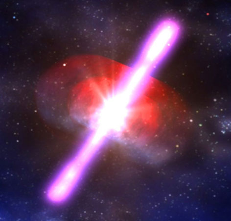 Explosions in the universe destroy life on Earth