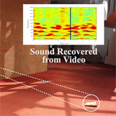 Extract audio from the vibration of objects