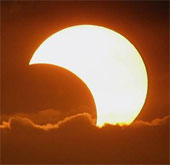 Extremely rare eclipses happen this afternoon