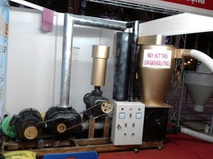 Fabrication of rice smoking machines by aerodynamic methods