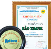 Famous brand in 2014 has the presence of Bao Thanh herbal medicine