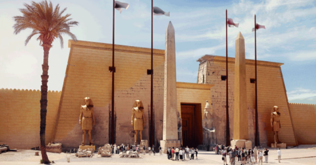 Famous buildings are