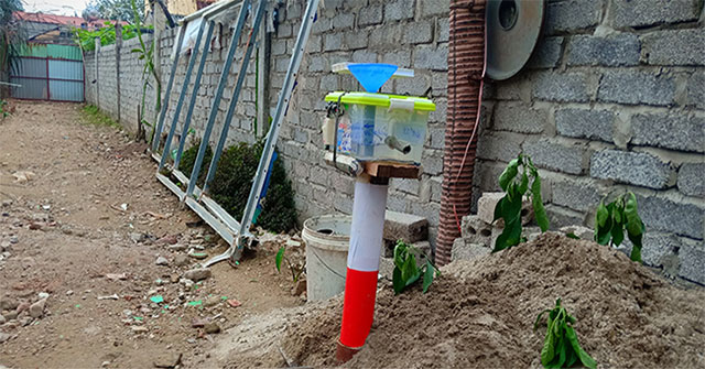 Farmers invented flood warning column with signal fireworks
