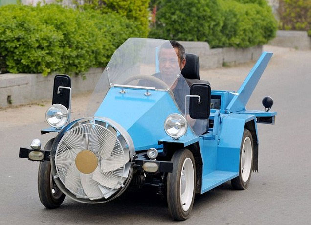 Farmers make windy cars