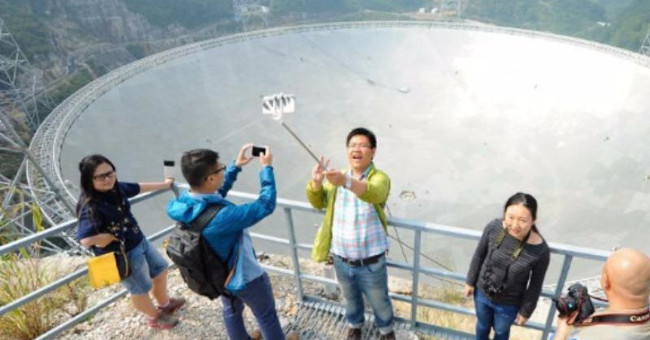 FAST telescope is being threatened by Chinese people