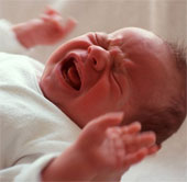 Father and mother are well known for their crying children