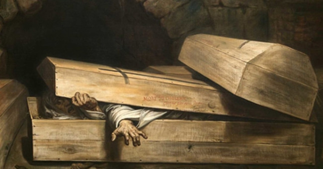 Fear when ... resurrected in grave