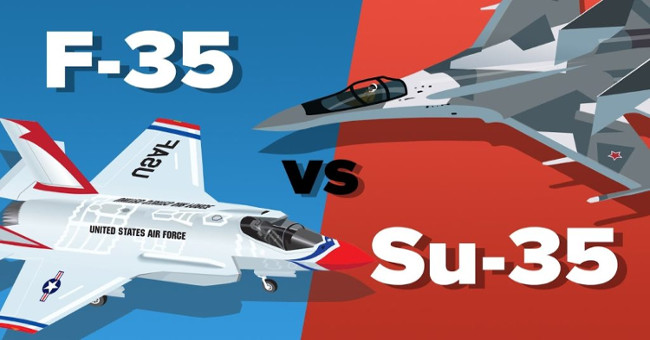 Fighter F-35 and Su-35: Which cat bites a bit?
