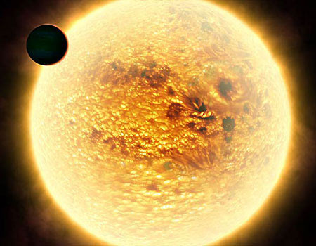 Find a planet as hot as the sun