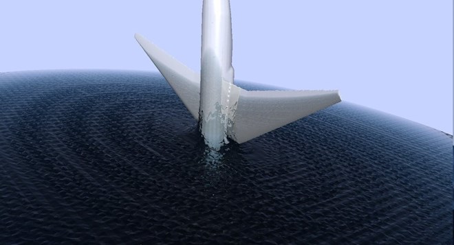 Find a solution to the mystery of why MH370 left no fragments