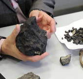 Find the largest meteorite pieces in Russia