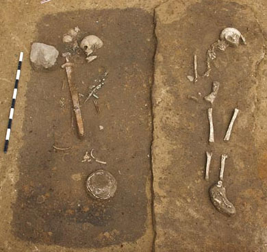 Find the mysterious character in the tomb in Poland