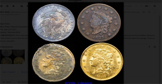 Find the rare treasure from 1840 on the seabed