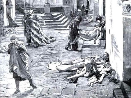 Find the route of Black Death
