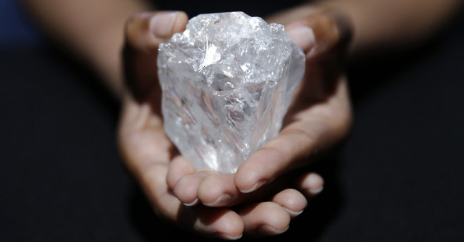 Find the world's largest 3 billion year old diamond