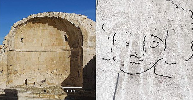 Finding a rare face painting Jesus is more than 1,500 years old