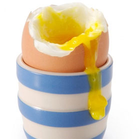 Finding a way to turn eggs boiled into eggs is easy