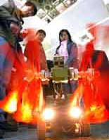 Fire control robot