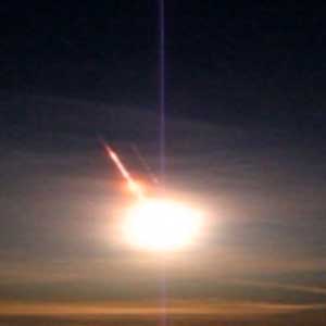 Fireballs appear in America