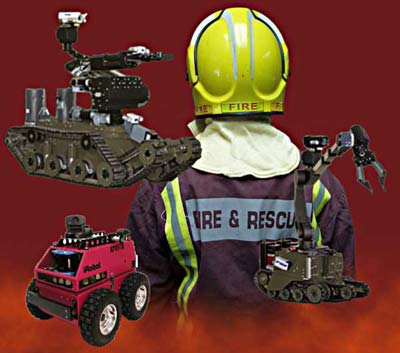 Fireman support robot