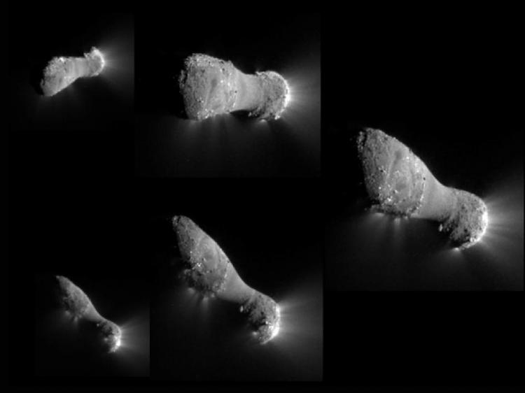 First shot of the close-up of Comet Hartley 2