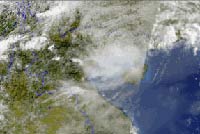 Fitow is rising above the Pacific